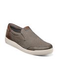 Nunn Bush Kore City Walk Canvas Moc Toe Slip-On - Mens 10.5 Grey Slip On W