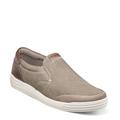 Nunn Bush Kore City Walk Canvas Moc Toe Slip-On - Mens 8.5 Grey Slip On Medium