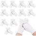 48 Pcs White Cotton Gloves 24 Pairs Soft Cotton Gloves for Dry Hands Eczema Moisturizing Gloves Washable Stretch Cotton Gloves for Hand Skin Spa Cosmetics Jewelry Coin Archival Inspection