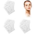 Forehead Wrinkle Patches Silicone Patches for Wrinkles Face Lift Tape Invisible Silicone Face Patches for Anti-Wrinkles Skincare Pads to Smooth Eye Mouth 10pcs/box (3 boxes)