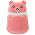 Powder Puff Box Infant Storage Bottle Toddler Talcum Case Container with Portable Pink Food Grade Pp Synthetic Sponge