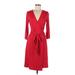 Banana Republic Casual Dress - A-Line: Red Solid Dresses - Women's Size Medium