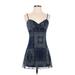 Urban Outfitters Casual Dress: Blue Dresses - Women's Size X-Small