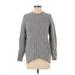 ALLSAINTS Pullover Sweater: Gray Print Tops - Women's Size X-Small