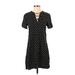 Old Navy Casual Dress - Mini Crew Neck Short sleeves: Black Dresses - Women's Size X-Small