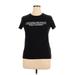 Calvin Klein Performance Active T-Shirt: Black Graphic Activewear - Women's Size X-Large