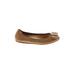 Kate Spade New York Flats: Tan Solid Shoes - Women's Size 9 - Round Toe