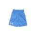 Under Armour Athletic Shorts: Blue Solid Sporting & Activewear - Kids Boy's Size X-Small