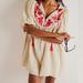 Free People Dresses | Free People Rosa Linda Embroidered Mini Dress Xs Beige New Without Tags | Color: Cream | Size: Xs