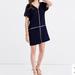 Madewell Dresses | Madewell | Embroidered, V-Neck Summer Dress | Color: Blue | Size: Xs