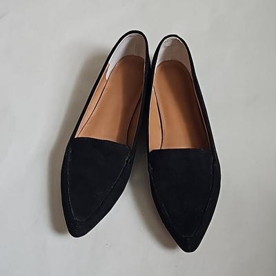 J. Crew Shoes | J. Crew Pointed Flats In Black, Women's Size 7.5 | Color: Black | Size: 7.5