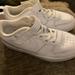 Nike Shoes | Nike Court Borough Low 2 Tdv Triple White Sneaker Shoe Toddler Size 2y | Color: White | Size: 2y