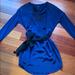 Madewell Dresses | Nwot Madewell Blue Dress Size Xsmall 100%Silk | Color: Blue | Size: Xs