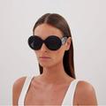 Gucci Accessories | New Gg1647s 007 Gucci Black Round Women Sunglasses Gg 1647s 007 Gucci Eyewear | Color: Black/Gray | Size: Os