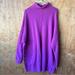 Free People Tops | Free People Purple Mockneck Tunic Oversized Sweatshirt | Color: Purple | Size: M
