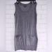 Nine West Dresses | Nine West Women's Sleeveless Knit Double Pocket Grey Scoop Neck Sweater Dress M | Color: Gray | Size: M