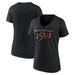 Women's Fanatics Branded Black Kentucky Derby 150 Primary Logo V-Neck T-Shirt