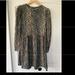 Zara Dresses | Nwt Zara Size Small Tunic- Animal Print- Loose Fit | Color: Green | Size: S