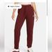 Nike Pants & Jumpsuits | Nike Sportswear Club Fleece Women's Mid-Rise Joggers Maroon/White Small | Color: Purple/Red | Size: S