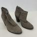 Jessica Simpson Shoes | Jessica Simpson Gray Leather Booties Women's Size 9.5 | Color: Gray | Size: 9.5
