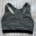 Nike Intimates & Sleepwear | Nike Swoosh Sports Bra | Color: Gray/Green | Size: M