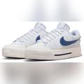 Nike Shoes | Nike Women's Court Legacy Lift Shoes Simplify - Baby Blue/White Color | Color: Blue/White | Size: Various