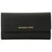 Michael Kors Accessories | Michael Kors Jet Set Travel Crossgrain Leather Tri-Fold Wallet Black New | Color: Black | Size: Os