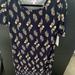 Lularoe Dresses | Nwt Lularoe Julia Dress | Color: Blue/Cream | Size: L