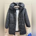 Kate Spade Jackets & Coats | Kate Spade Kid’s Long Down Puffer Jacket- Polka Dot Lining- Size 10y | Color: Black/Gold | Size: 10g
