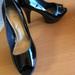 Nine West Shoes | Add To Bundle!! Black Peep Toe Platform Shoe | Color: Black | Size: 9