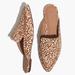 Madewell Shoes | Madewell Frances Skimmer Calf Hair Mules In Mini Leopard Print | Color: Tan/White | Size: 8