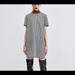 Zara Dresses | Nwt Zara Check Pocket Dress Houndstooth Small S 1131/334 | Color: Black/White | Size: S