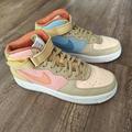 Nike Shoes | Nike Air Force 1 Mid 07 Nn "Sun Club" Sneakers, Men's Size 12 | Color: Cream/Gold | Size: 12