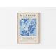 Blue Matisse Art Print, Flower Poster, Cut Out, Vintage Matisse, Canvas, Modern Exhibition Poster