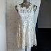 Free People Dresses | Free People Miles Of Lace Sleeveless Dress | Color: Cream | Size: Xs