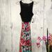 Nine West Dresses | Nine West Black/Multicolor Maxi Dress Sz 14 Nwt | Color: Black/Blue | Size: 14