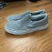 Vans Shoes | Gray Slip On Vans | Color: Gray/White | Size: 8.5