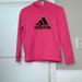 Adidas Shirts & Tops | Pink And Black Kids Adidas Hoodie | Color: Black/Pink | Size: 14g