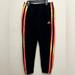 Adidas Bottoms | Adidas Boy's Tricot Jogger, Black W/ Orange Stripes Size L 14/16 Euc | Color: Black/Orange | Size: 14b