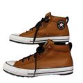 Converse Shoes | Converse Chuck Taylor All Star Street Leather Mid Top 'White Brown' 166073c | Color: Brown/White | Size: 12