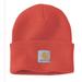 Carhartt Accessories | Carhartt Acrylic Watch Beanie Winter Knit Warm Cap Hat Mens Womens A18 Authentic | Color: Orange | Size: Os