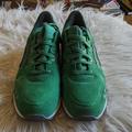 Adidas Shoes | Men's Green Suede Asics Gel Sneaker- New! | Color: Green | Size: 9