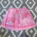 Lilly Pulitzer Bottoms | Girls 7 Lilly Pulitzer Pink Patchwork Skirt | Color: Pink/White | Size: 7g