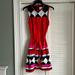 Kate Spade Dresses | Kate Spade Mexico Geo Border Red Mini Dress Size M | Color: Black/Red | Size: M