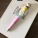 Disney Office | Disney Doorables: Beauty & The Beast: Plumette Handmade Beaded Pen | Color: Black/White | Size: Os
