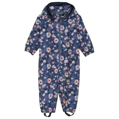 Color Kids - Baby Softshell Suit AOP - Overall Gr 98 blau