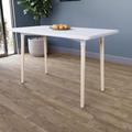 Vida Designs Batley 4 Seater Square Dining Table MDF Solid Beech Wood Dining Kitchen Furniture