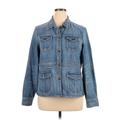 J.Crew Factory Store Denim Jacket: Blue Jackets & Outerwear - Women's Size X-Large