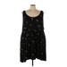 Torrid Casual Dress - Mini Scoop Neck Sleeveless: Black Dresses - Women's Size 5X Plus