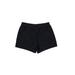 Shorts: Black Print Bottoms - Women's Size 10 - Dark Wash